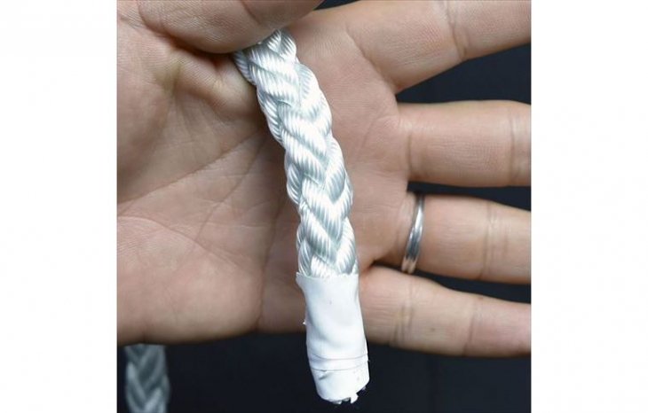 ロープ ナイロンクロスロープ 太さ約 14ｍｍ １メートル単位 カット