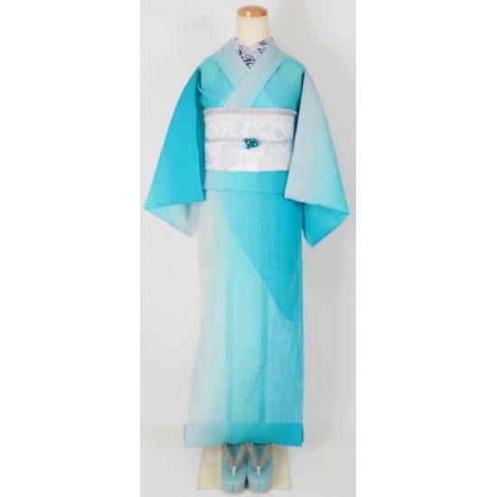 新品小千谷縮兵児帯グラデーション