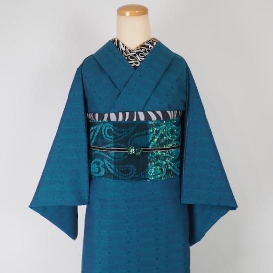 帯揚げ【ゼブラ】ブラック - モダン着物小物 梅屋