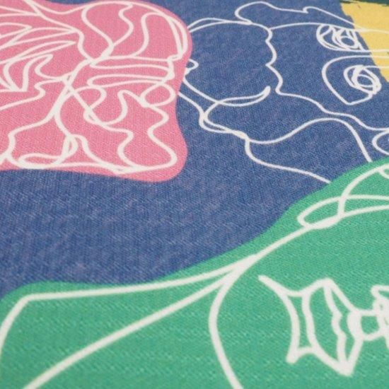 リバーシブル半幅帯【グリークミス】ダーク - モダン着物小物 梅屋