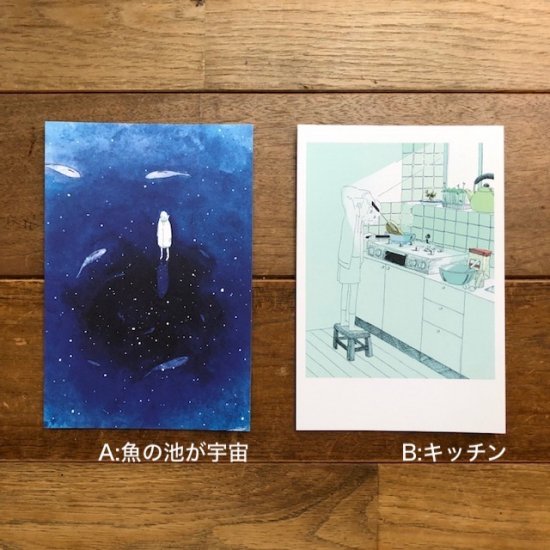 ポストカード（2種） カシワイ - FOLK old book store 古本・新本 