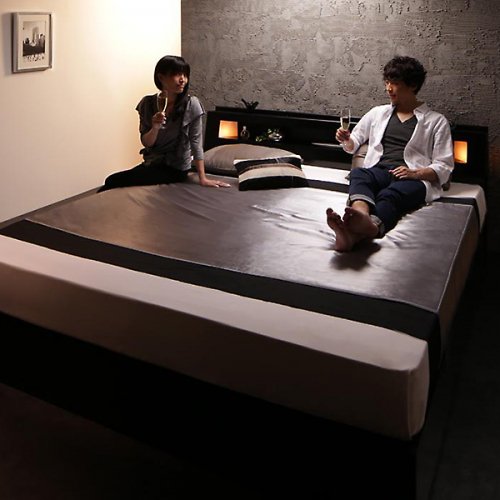 大型収納ベッド【LWY】（キングサイズ） - おしゃれなインテリア家具