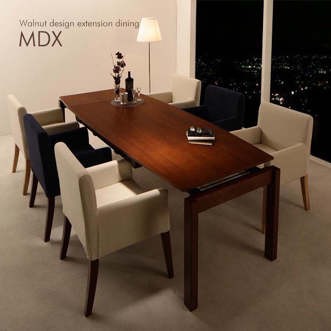 モダンデザイン・エクステンションダイニングテーブルセット【MDX】5～7点セット - おしゃれなインテリア家具ショップCCmart7