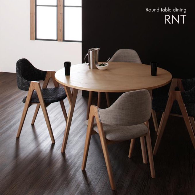 おしゃれな円形テーブル！北欧風デザインダイニング５点セット【RND】 - おしゃれなインテリア家具ショップCCmart7