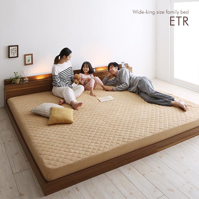 シングルベッド2つ(単品可) キングサイズ 日本製 - シングルベッド