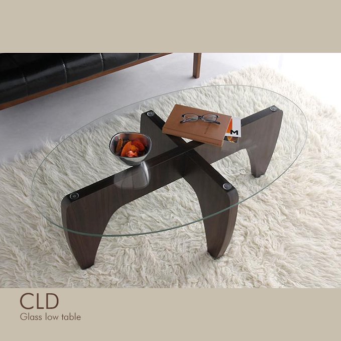 おしゃれなデザイン！ガラスローテーブル【CLD】 - おしゃれなインテリア家具ショップCCmart7
