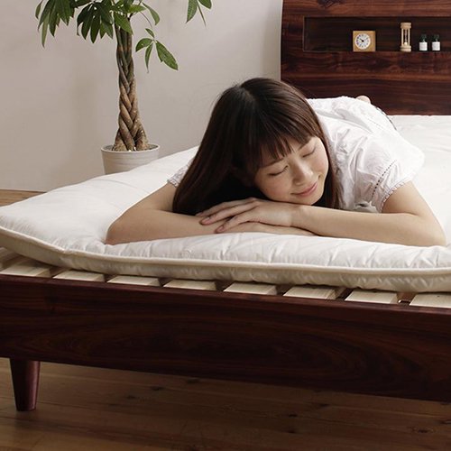 ヴィンテージ感溢れる北欧風デザインすのこベッド【HGN】 【8】