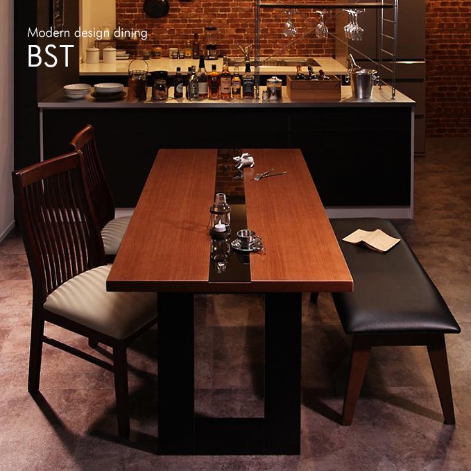 モダンデザインダイニングテーブルセット【BST】４点セット - おしゃれなインテリア家具ショップCCmart7