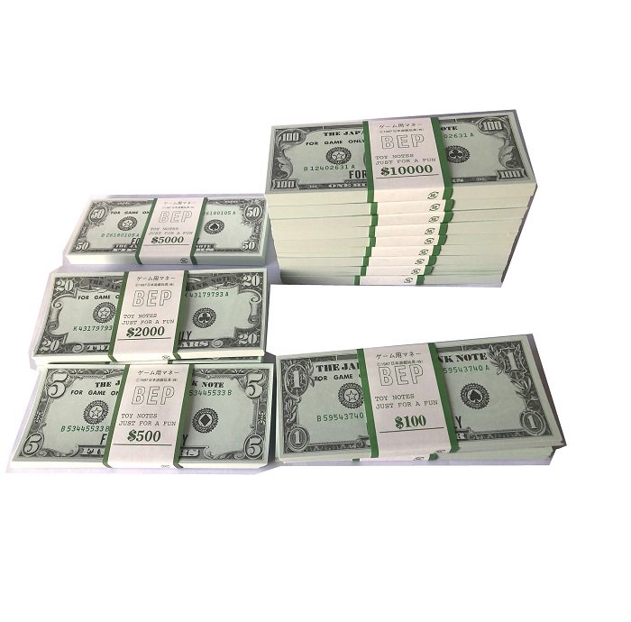 ゲーム用 ドル 札（ ドル 紙幣 ） - トランプ通販・カジノ・ポーカー