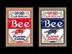 Bee (ビー) [ポーカーサイズ] 【レッド / ブルー】 1ダース - トランプ 