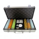 モンテカルロ・ポーカーチップセット300 　-シルバーケースの商品写真