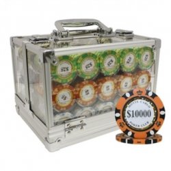 モンテカルロ・ポーカーチップセット600-クリアケース - トランプ通販