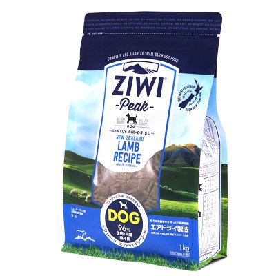 ZiwiPeak（ジウィピーク）ドッグフード ラム 1kg 犬 エアドライ
