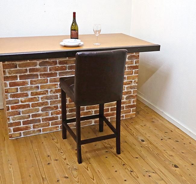 業務用カウンターチェア 座面高65cm 強度のある椅子 シンプル