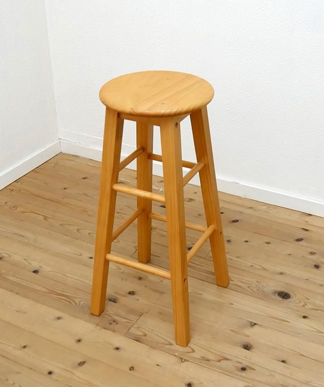 大人の上質 木製スツール 座面幅30cm×高さ52cm 丸椅子 stool 椅子・チェア