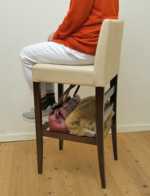 棚付き椅子 業務用カウンターチェア バーチェア 木製 スタンド