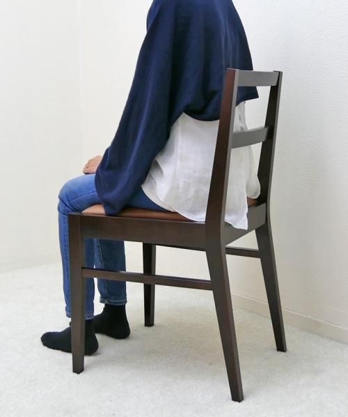 業務用ダイニングチェア 木製椅子 座面高50cmの椅子 天板75-80cm
