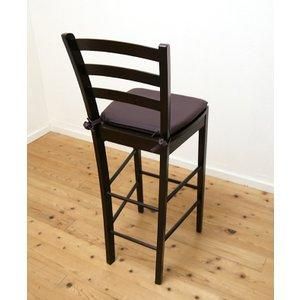 値下モリシゲ 本革張り ハイチェア カウンターチェア ブラック cck861ca-21019.jpg