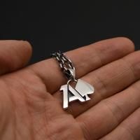 103.銀製オリジナルロゴペンダントネックレス Mサイズ 20mm 制作実績