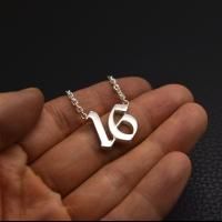 200.16 数字2桁 ネックレス オールドイングリッシュ 制作実績