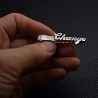 283.ネクタイピン メッセージ Change