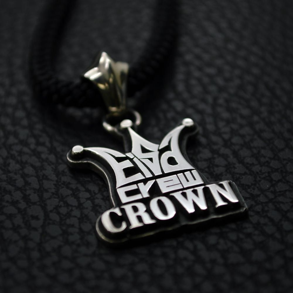 337.ロゴマークネックレス オリジナルデザイン Eisa-crew CROWN様