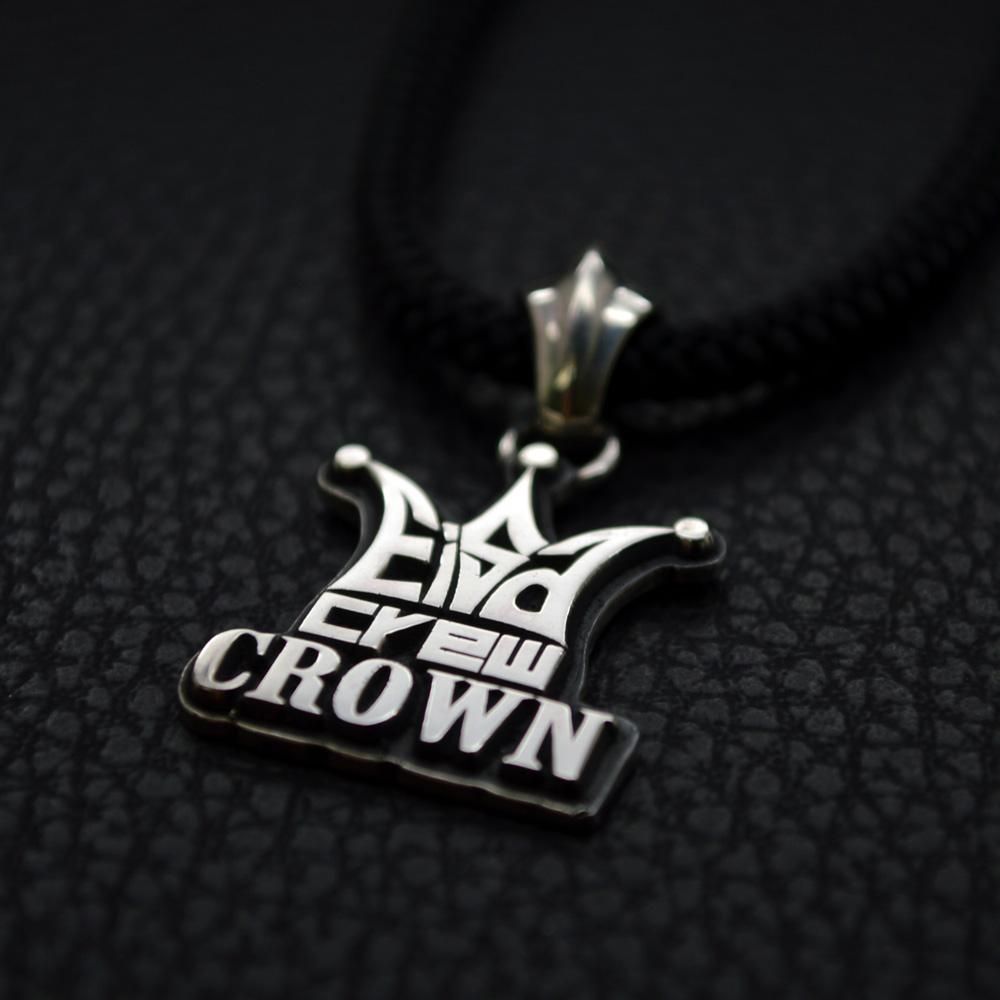337.ロゴマークネックレス オリジナルデザイン Eisa-crew CROWN様