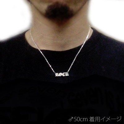 ■シルバー製ナンバーネックレス3桁【Sサイズ】-墨入れ-