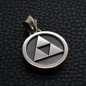 ■倍厚両面オーダーメイド家紋ペンダントφ32mm【特大】-墨入れ仕上げ- ※チェーン別売