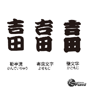 【吉田】書体見本