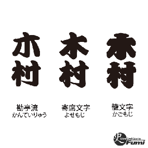 【木村】書体見本