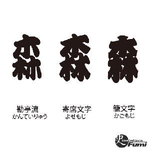 【森】書体見本