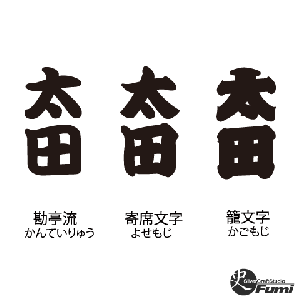 【太田】書体見本