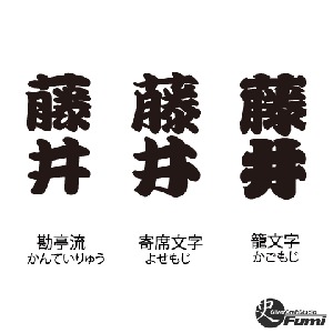 【藤井】書体見本