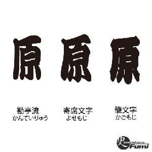 【原】書体見本