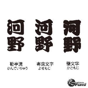 【河野】書体見本