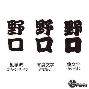 【野口】書体見本