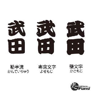 【武田】書体見本