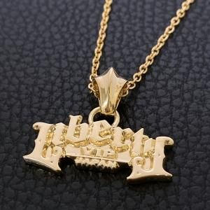 523.オリジナルロゴネックレス製作実績 LIBERTYロゴ