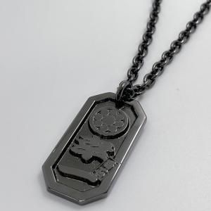 ■ブラックメッキ 八角喧嘩札【大】 ※チェーン別売