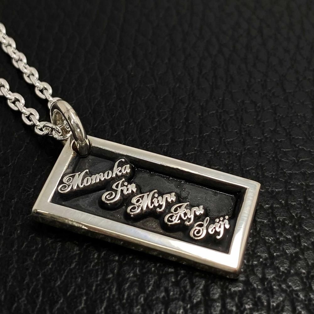 648.オーダーメイドファミリーネックレス「Momoka Jin Miyu Ayu