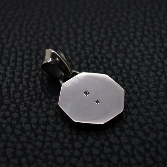 シルバーネックレス梵字【キリーク】(史)守護仏:千手観世音★ねずみ年の方へ(チェーン別売)