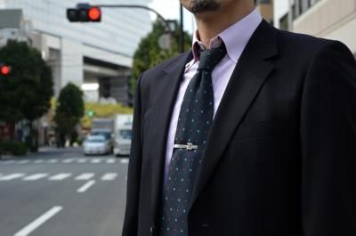 シルバーオーダーイニシャルネクタイピン | メンズギフト - 工房