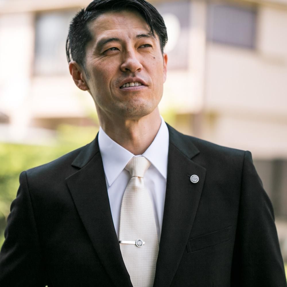 ■銀製 家紋オーダーメイドネクタイピン【わに口式】 いぶし銀仕上げ