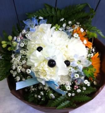 母の日花束 カーネーションｂｅａｒ クマ ブーケ花束 フラワーギフトhana Hana