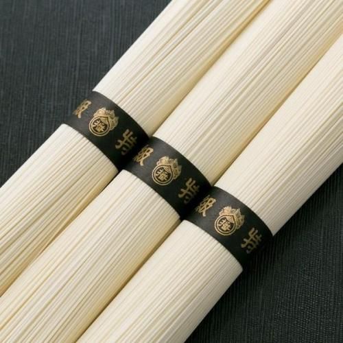 手延素麺 揖保乃糸 特級品 黒帯 400g：50g×8束(把) AK-T-15 定価