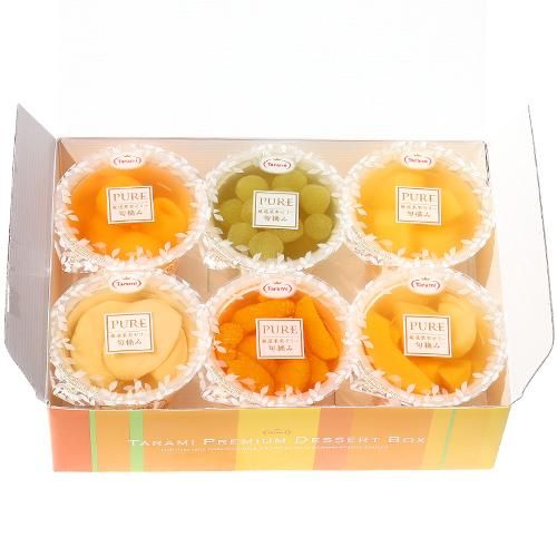 ゼリー ギフト セット 詰め合わせ 最高級 フルーツゼリー PURE 6