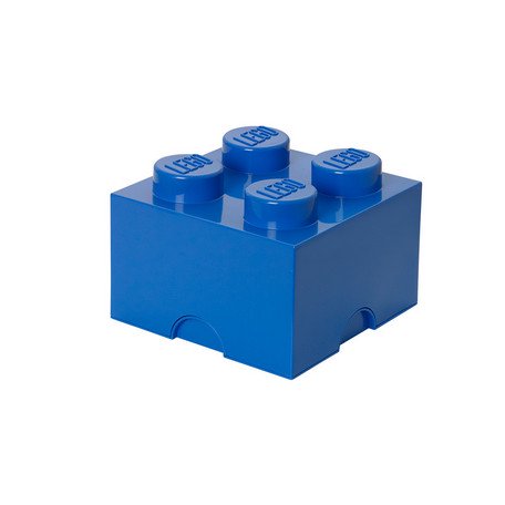 LEGO ストレージブリック４ ブルー - 北欧からの贈り物 【 J.S.SHOP 】