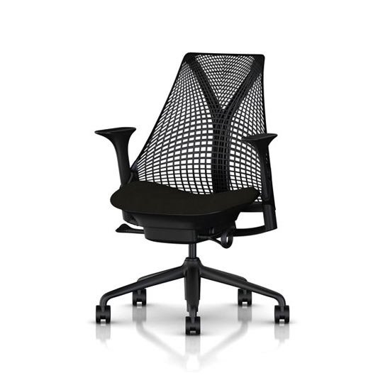 セイルチェア SAYL chair｜ブラックフレーム＆ベース C7キャスター
