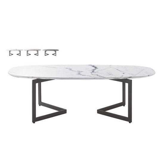 リビングテーブル LT-87-110｜オシャレな楕円形テーブル